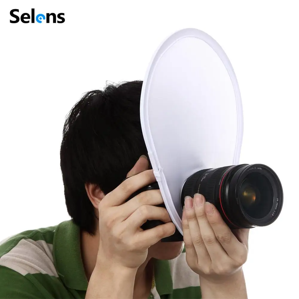 Meking การถ่ายภาพแฟลชเลนส์ Diffuser Reflector แฟลช Diffuser Softbox สำหรับ Canon Nikon SONY Olympus DSLR กล้องเลนส์