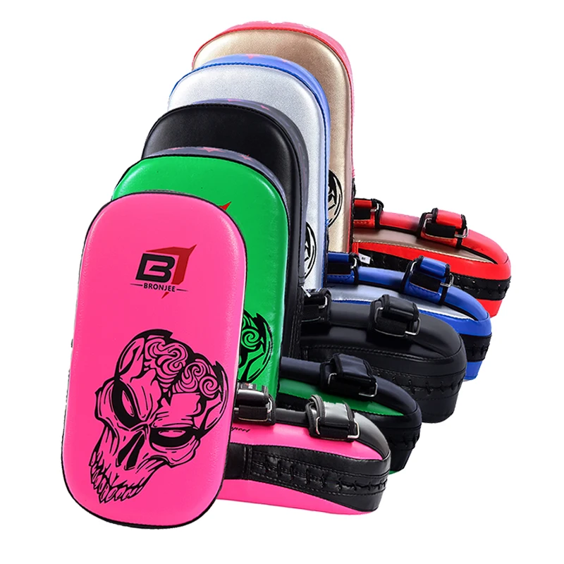 Foot Target Sport Training Boxing Muay Thai Kick Pad Training Shield Curve Pads Punch MMA Fight Punching Bag Durable 4 colors