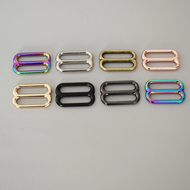 20 Pcs/Lot Adjustment DIY Accessories for 25mm Webbing  Metal Slider Adjustable Buckle Loops DIY Straps Bags Belts Accessories