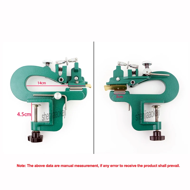 809G Leather Cutting Machine Manual Peeling Machine Leatherwear Splitter Vegetable Tanned Peeler Leathers Paring Machine 1PC