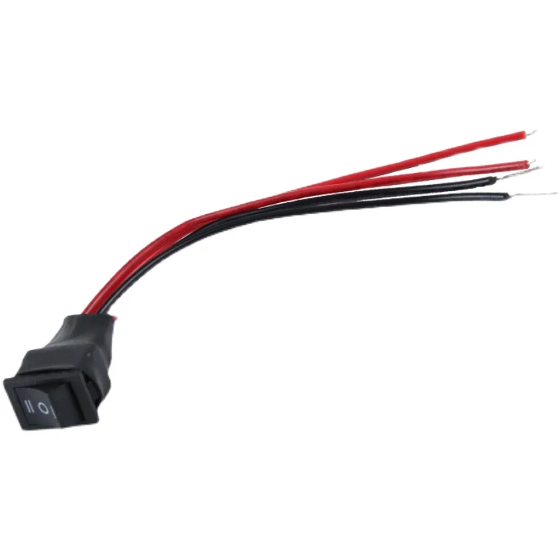 2pcs Forward and Reverse Switch 6-pin 3 Gear DC Motor Motor 12V24V High-power Miniature Rocker Switch with Wire Switches