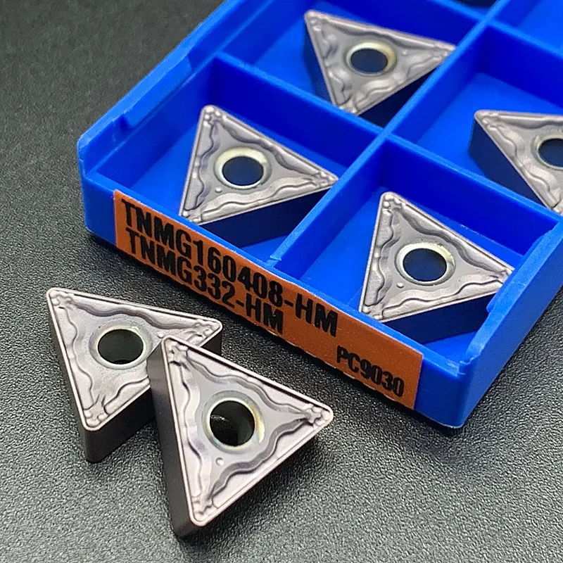 100% Original TNMG160402 TNMG160404 TNMG160408 AK HA H01 HM PC9030 NC3030 External Turning High Quality Lathe Cutter Tools TNMG