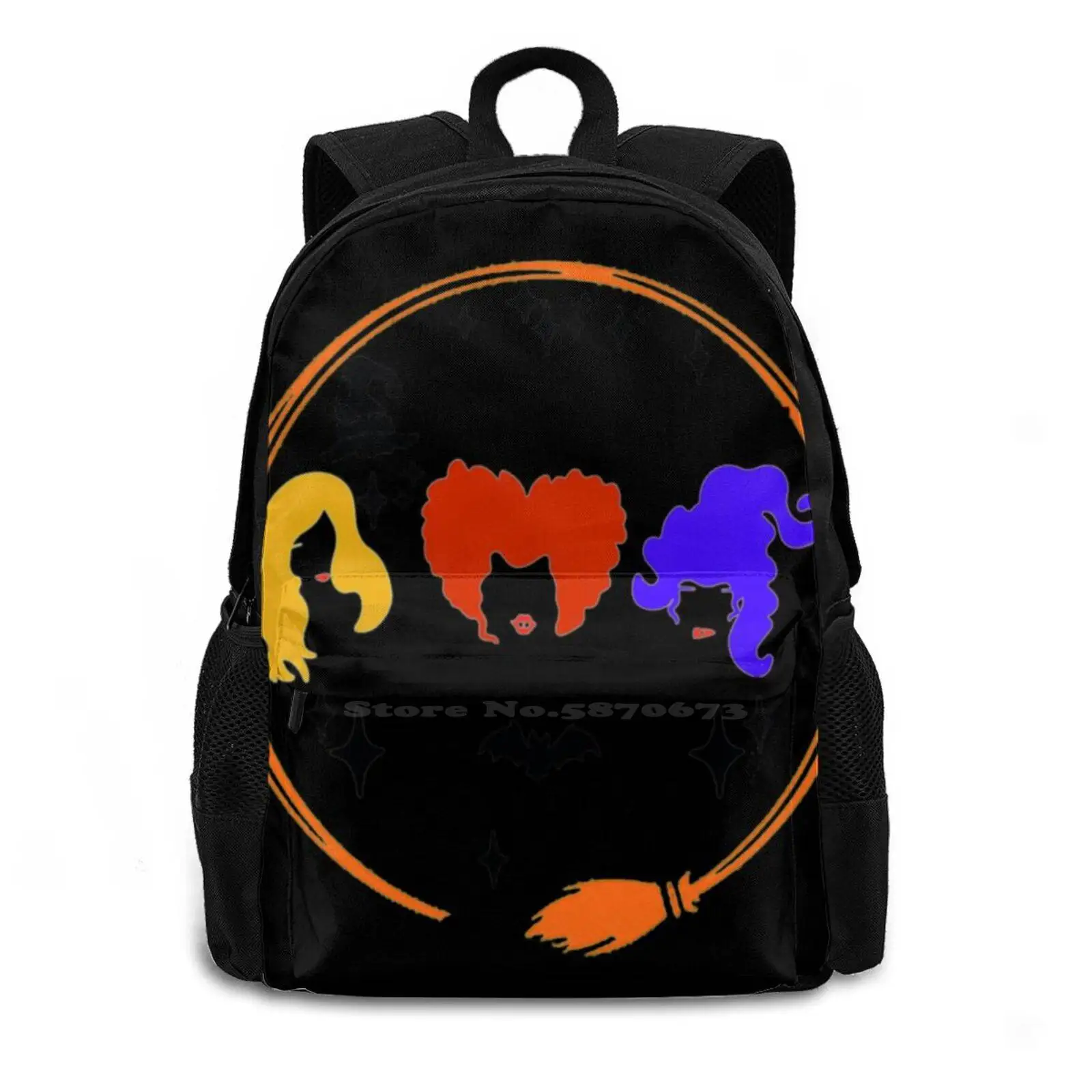 Halloween Hot Sale Schoolbag Backpack Fashion Bags Sandersons Halloween Pocus Sanderson Sisters Women Girls Men Bunch Its Just A