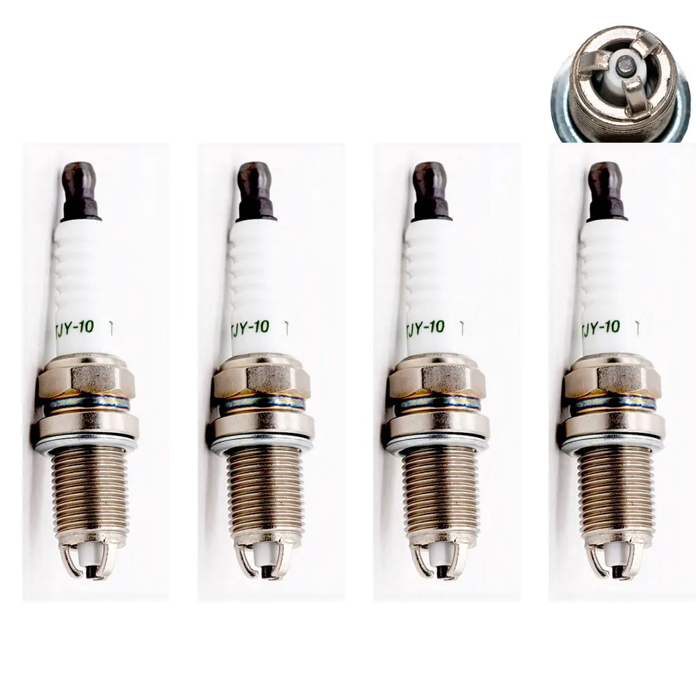 TORCH Spark Plug K6RTJY-10 Replace for BKUR6ET-10(3045/2397) VW Group 101000033AA Compatible with AUDI 80 (B4) 2.6 E ABC