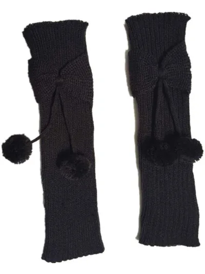 Beliebte Herbst Mädchen Schmetterling Knoten Ball Socke Abdeckung Gestrickte Wolle Boot Abdeckung Bein Schutz Abdeckung Winter Beinlinge Frauen – Detail 8