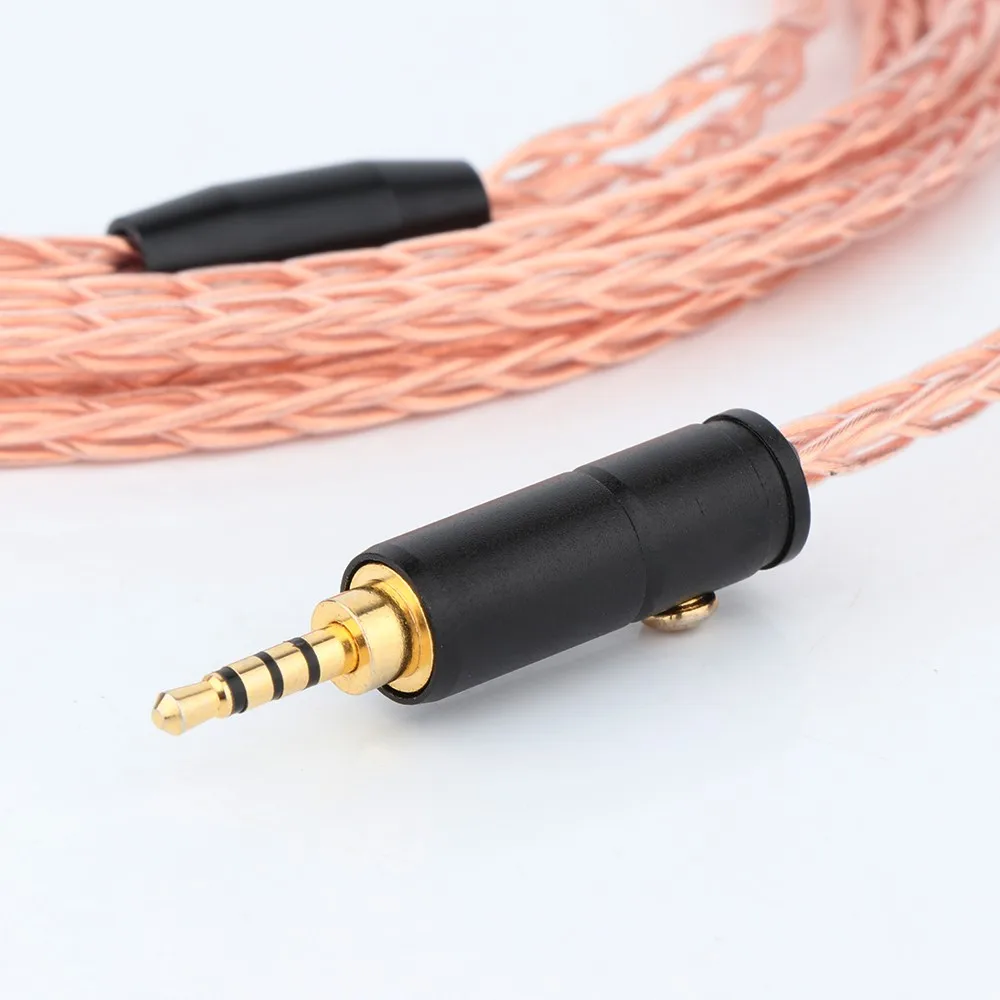 HIFI لتقوم بها بنفسك 7n واحد كريستال النحاس سماعة ترقية استبدال كابل لسماعات ATH-R70X R70X