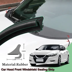 Samochód DIY pasek uszczelniający Windshied Spoiler Filler Protect Edge Weatherstrip Strips naklejka akcesoria samochodowe dla Nissan Maxima 2016-2020