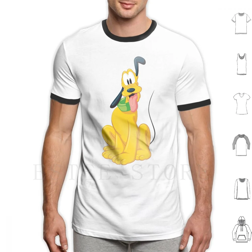 Cartoon Yellow Doggy T Shirt Print Cotton Cartoon Moon Anime Cute Manga Usagi Girls Pretty Sailor Saturn Senshi Neptune Jupiter