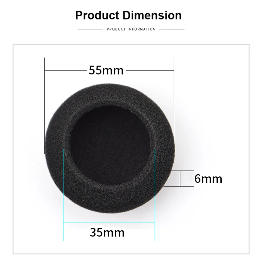Foam Cushion Ear Cover Pads Earpad sponge for Logitech G330 g 330 Headphone Headset 10 pairs