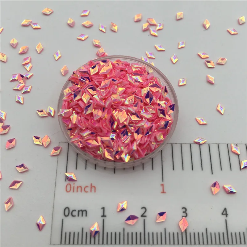 30g 2x4mm 3d Rhombus Sequins Glitter Paillettes For DIY Nail Craft,Craft Making, Wedding Decoration confetti Wholesale