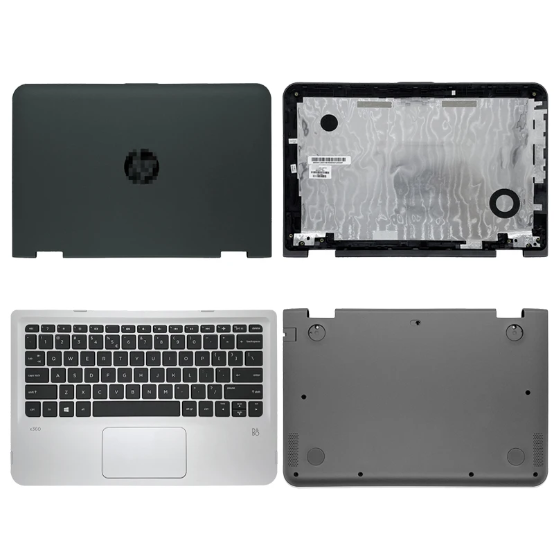 

New For HP Pavilion X360 11-K 310 G1 G2 TPN-W112 LCD Back Cover/Palmrest/Bottom Case 824201-001 796218-041 824202-001 Black