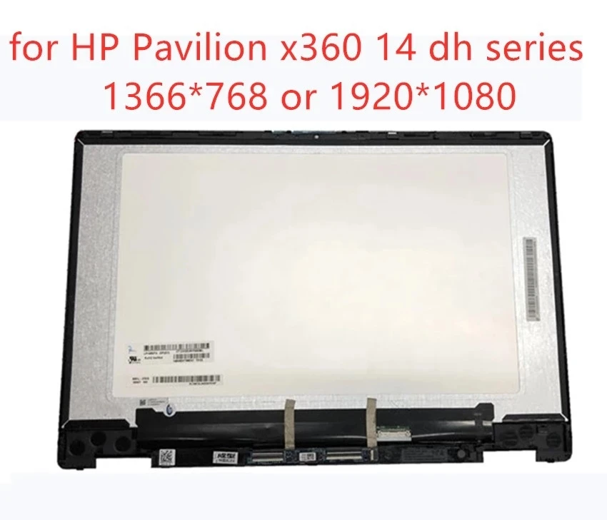 laptop touch screen digitalizador display lcd substituicao do conjunto hp pavilion x360 14 dh 14 dw 14m dw tpn i137 tpn w139 01