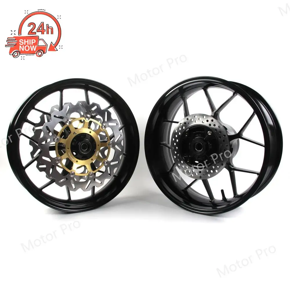 For Honda CBR600RR 2007 - 2017 Front Rear Wheel Rim Set Brake Disc Rotor CBR 600 RR 2008 2009 2010 2011 2012 2013 2014 2015 2016