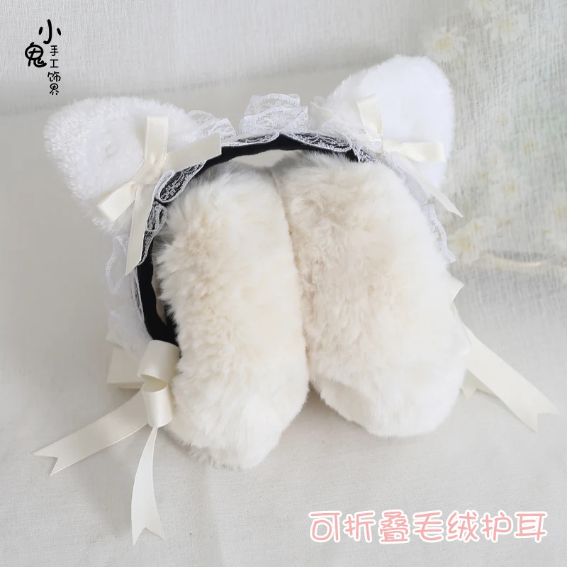 Soft of cute bear ear ear package female cat ears winter winter earmuffs earmuffs plush earmuffs warm ear warm