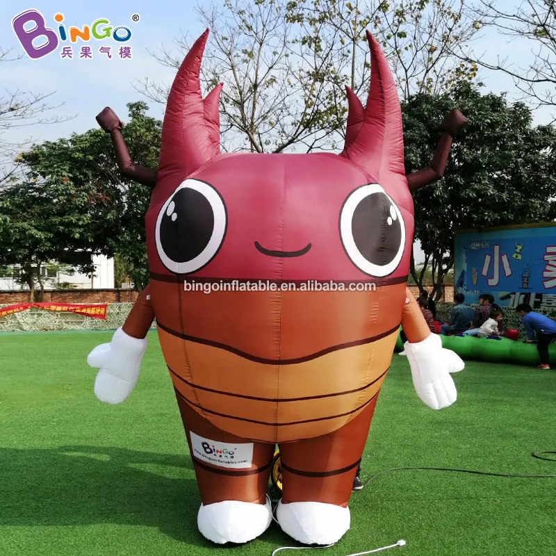 

Personalized 2.4x1.3x3 Meters Inflatable Beetle for Outdoor Activities / Standing Type Beetle Model Balloon Toys