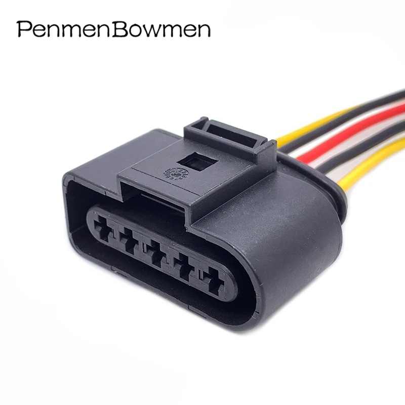 2/3/4/5/6/8/10 Pin 3.5mm Auto Ignition Coil Waterproof Connector Horn Sensor Plug With Cable 1J0973722 For VW