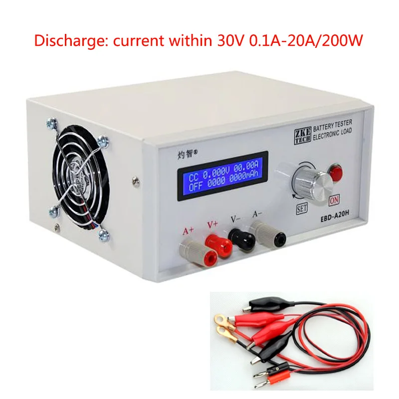 EBD-A20H Electronic Load Battery Capacity Power Supply Charging Head Tester Discharging Equipment Discharge Meter Instrument