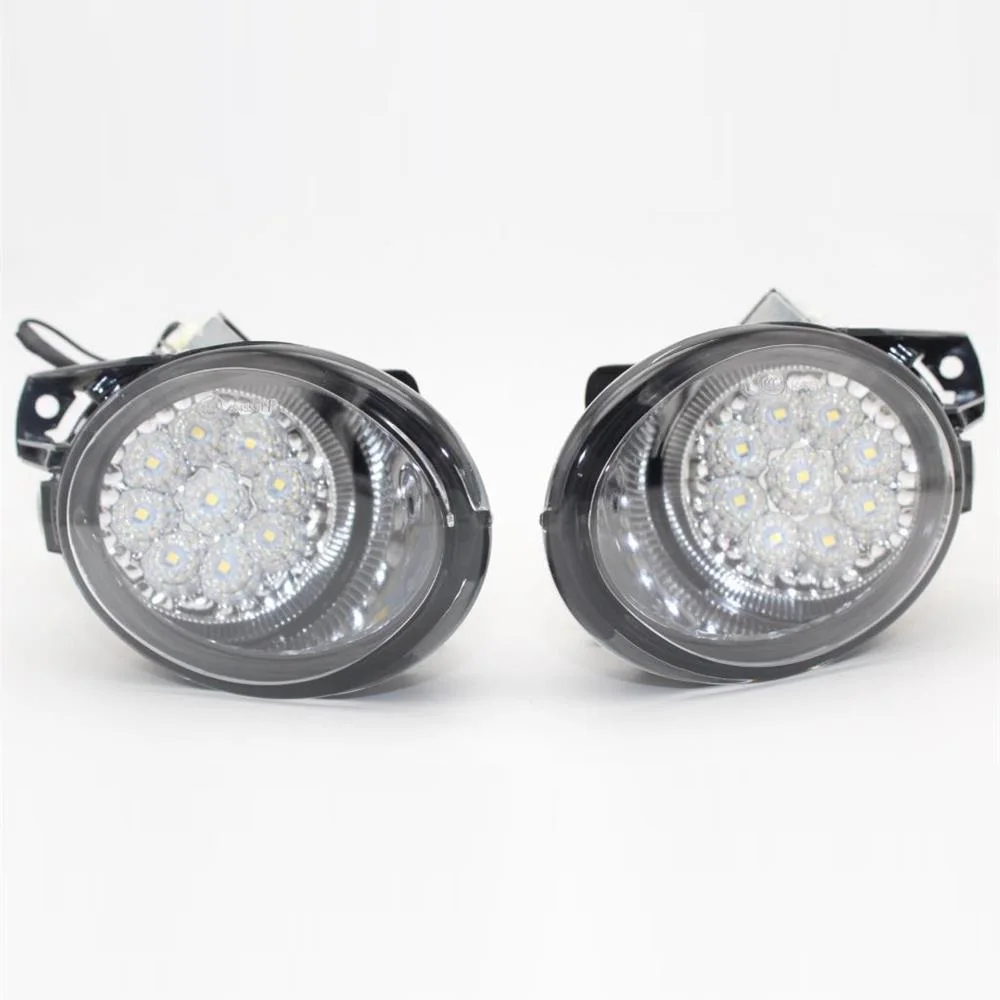9 LED Fog Lamp For VW Passat B6 3C 2006 2007 2008 2009 2010 2011 Car-styling Front 9 LED DRL Fog Light Fog Lamp Without Error