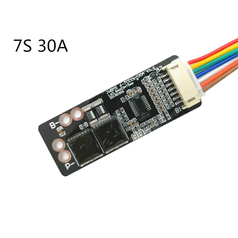 2019 BMS 7S 30A NTC Board 3.7V Battery Active Equalizer Balancer Energy Transfer Board Ternary Lithium Battery Protection Board