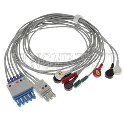 M1673A M1674A M1968A M1971A ECG EKG 3/5 leads electrode Leadwire for M3000A M3001A M1001A/B M1002A/B 78352C 78354C