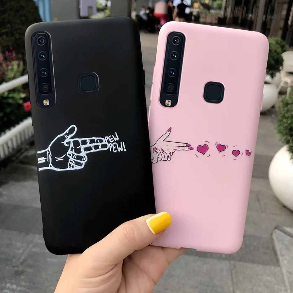 3D الحلوى الهاتف حالة لسامسونج غالاكسي A9 2018 حالة الفاخرة شعبية نمط سيليكون غطاء لسامسونج A9 2018 9 A920F A920 حقيبة