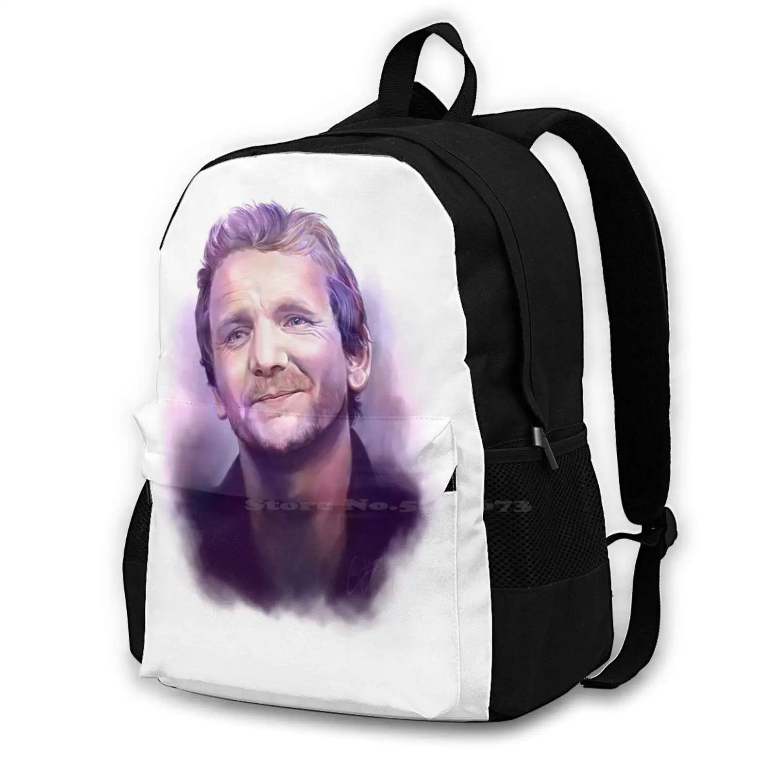 What'S French For Twelve ? Pattern Design Bag Student'S Backpack Supernatural Sebastian Roche