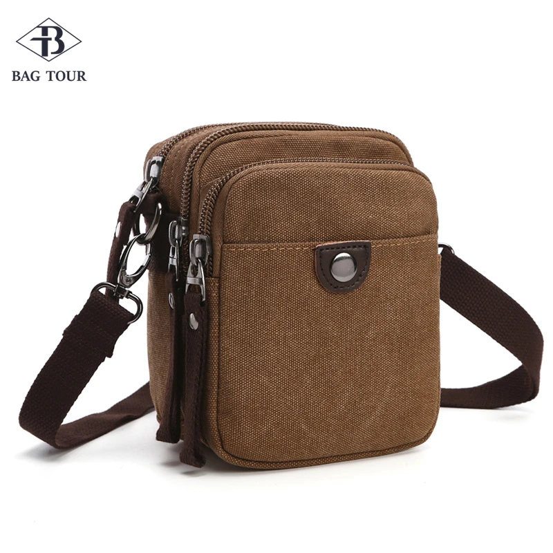 Bolsa de Ombro Crossbody Casual, Bolsa de Celular Mini Moda Vintage, Unisex Messenger Bags, Novo, Zipper, iPhone, 2020