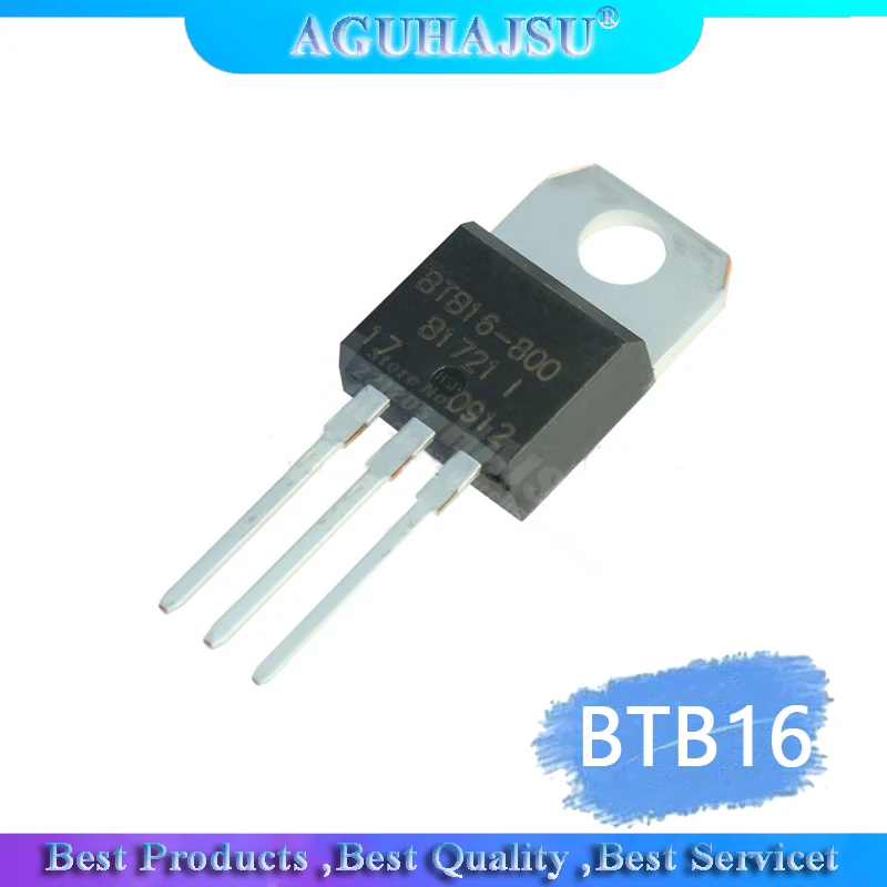 10pcs/lot BTB16-600BW BTB16 600BW Triac TO-220 molewei  line new original