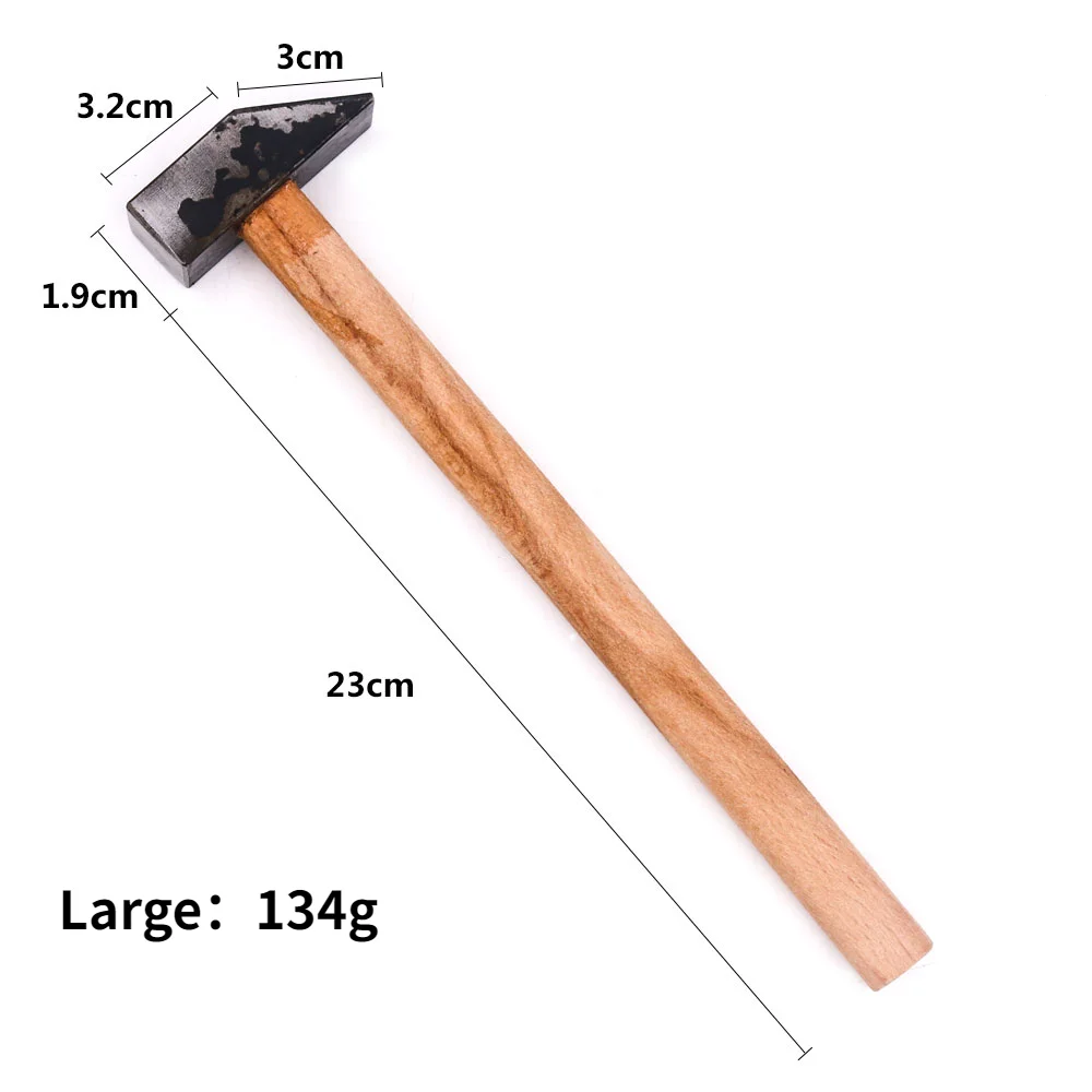 Square Wooden Handle Hammer Making Gold and Silver Tools Jewelry Adjustment Processing Tool