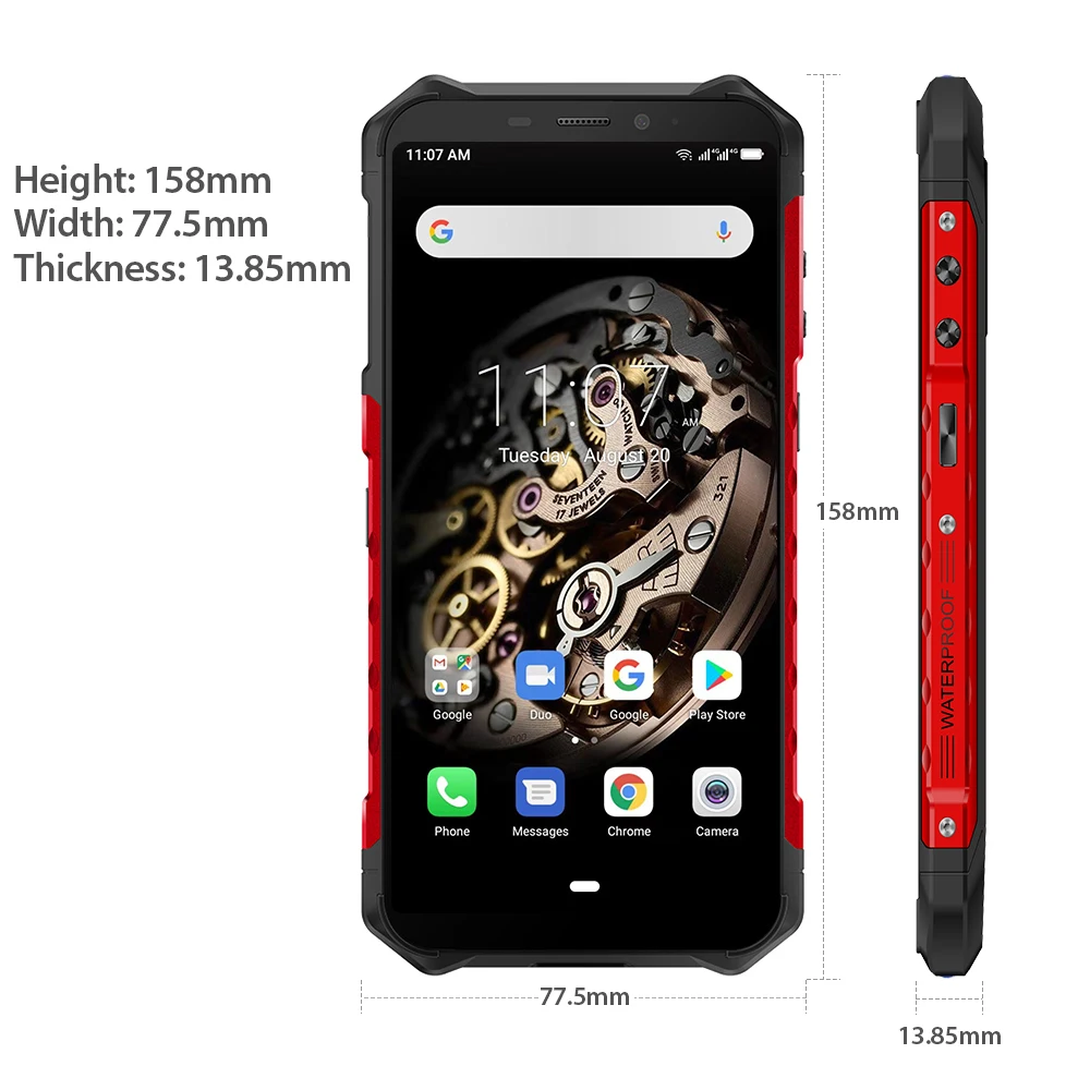 Ulefone Armor X5 MT6763 Octa core ip68 Rugged Waterproof  Smartphone Android 9.0  Cell Phone 3GB 32GB NFC  4G LTE Mobile Phone