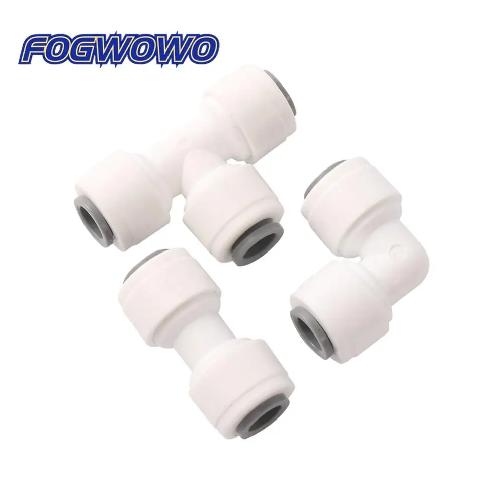 

Garden irrigation 1/4" Pipe Push-in Connector Connector Water Purifier Cooling Spray Cooling System Aquarium Pipe Fittings