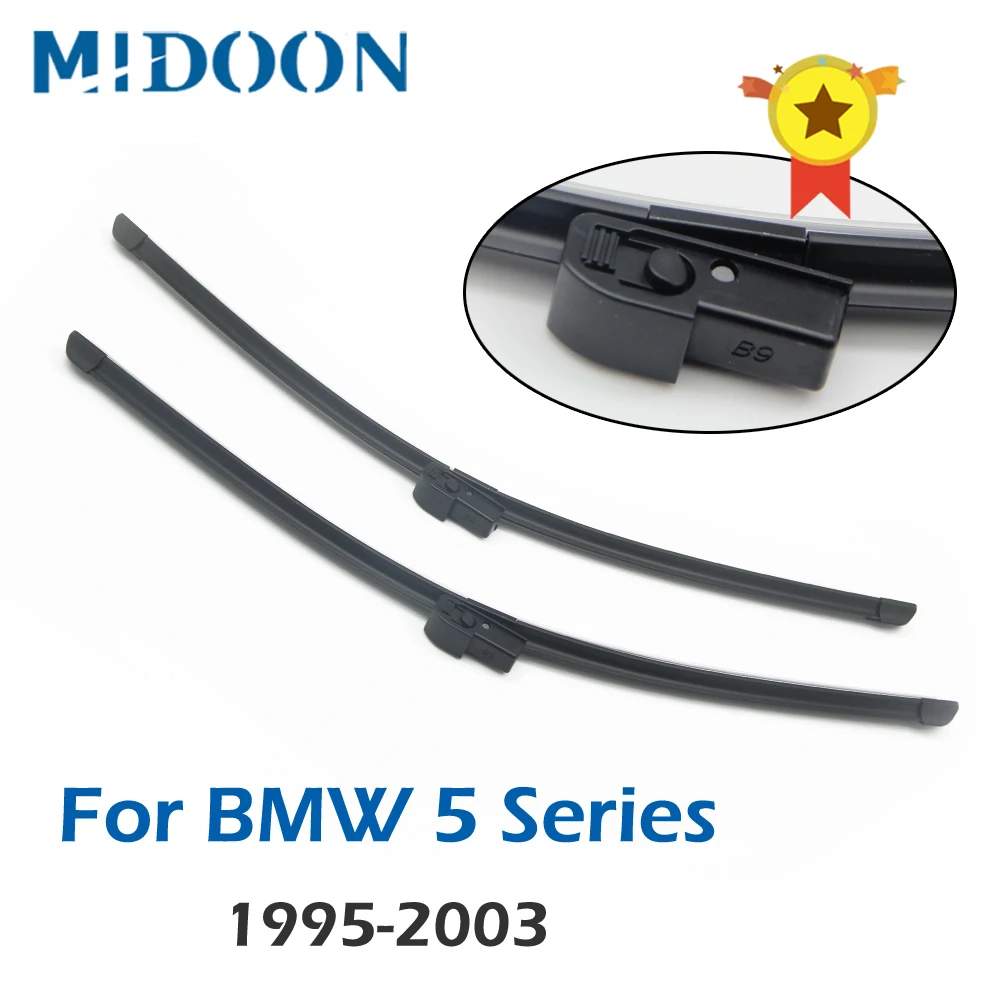 MIDOON Wiper Front Wiper Blades For BMW 5 Series E39 525i 528i 530i 540i M5 Windshield Windscreen Front Window 26\