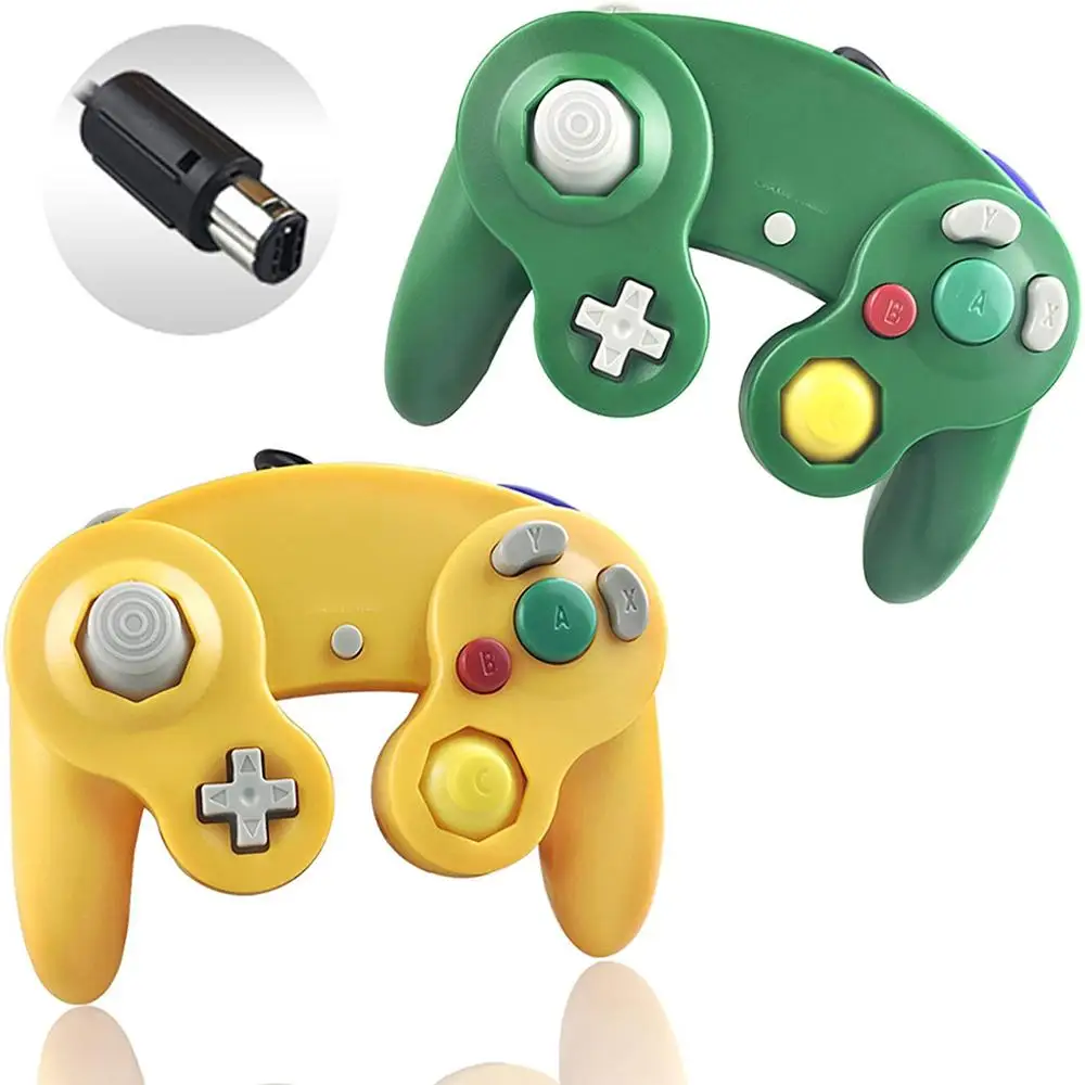 Gamecube Controller Compatible With Nintendo Wii GC Classic Wired Controller NGC Gamepad With Vibration For Gamecube Console
