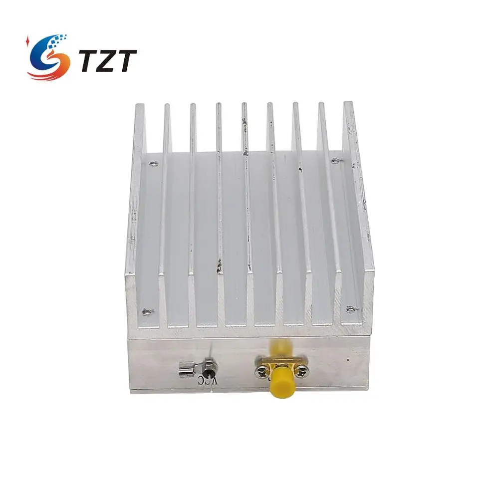 

TZT DTMB Digital TV RF Linear Amplifier RF Power Amplifier 50-1100MHz Class A 4W 36dBm with Heatsink