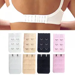 NEW 10pcs Bra Extenders Strap Extension 2 Hooks 3 Rows Women Intimates Lengthened Bra Hook Extenders Belt Bra Accessories