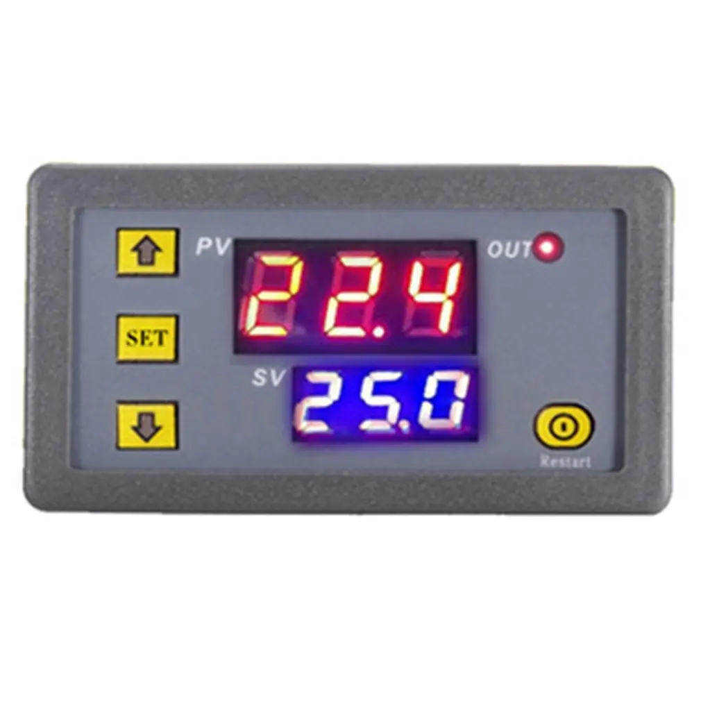 W3230 Temperature Controller Thermostat Dual LED Digital Temperature Regulator Detector Temp Meter Heat Cooler