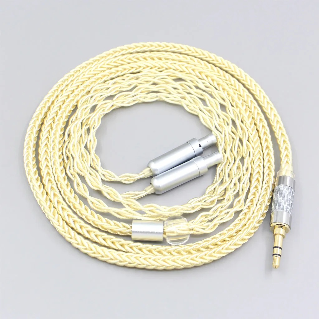 8 Core Gold Plated + Palladium Silver OCC alloy Cable For Sennheiser HD800 HD800s HD820s HD820 Dharma D1000 Earphone LN007635