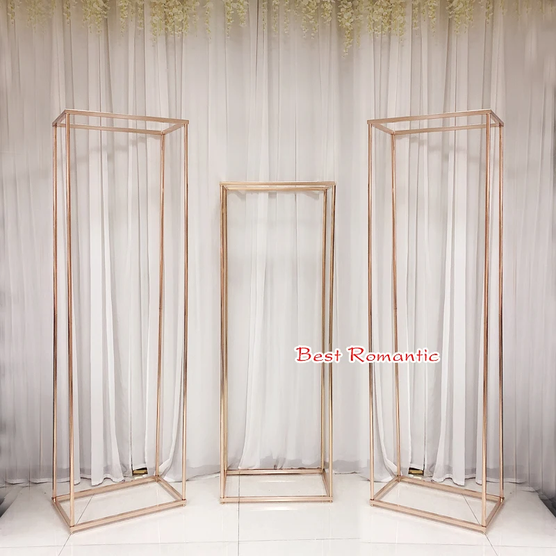 S Wedding props iron shelf ornaments square arch road leading party scene party event decoration backdrop stand flower frame