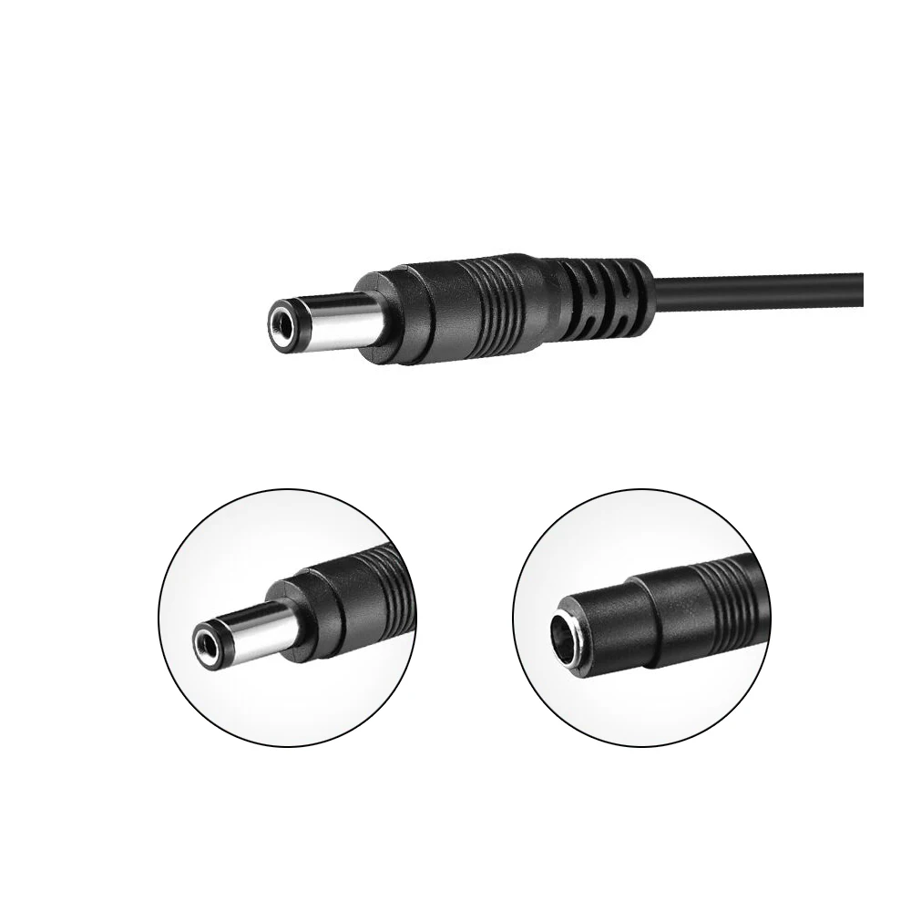 10M 20M DC 12V Power Extension Cable 5.5mmx2.1mm/20 FT DC Plug For CCTV Camera 12 Volt Extension Cord