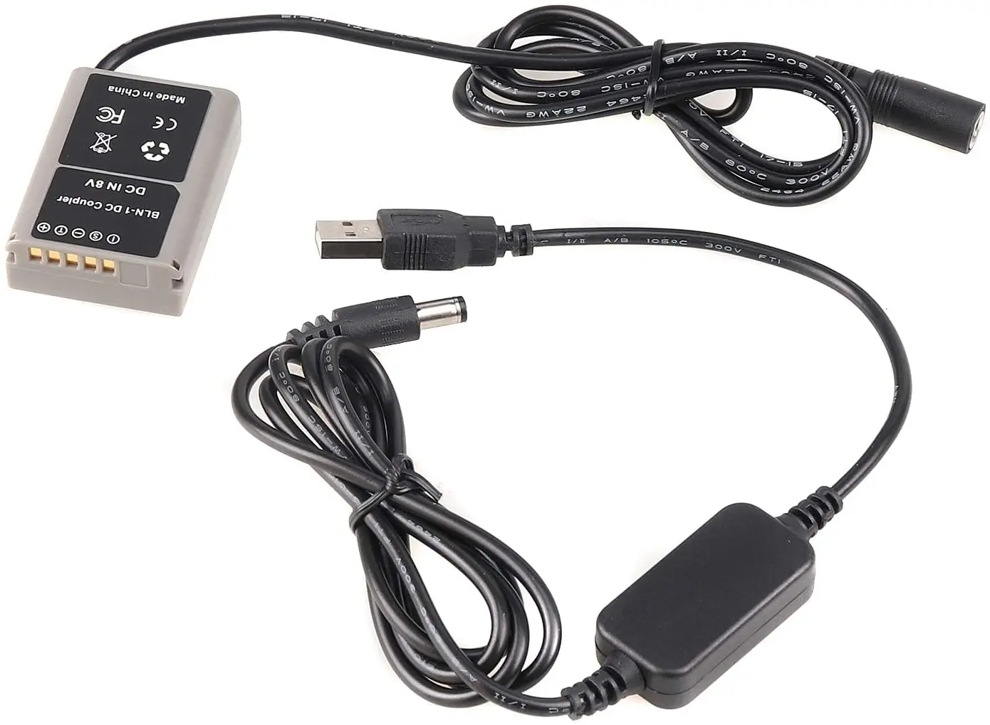 

BLN-1 Power Cable Adapter Camera Charger Replace for Olympus EM1 E-M5 E-P5 Pen-F DSLR Cameras