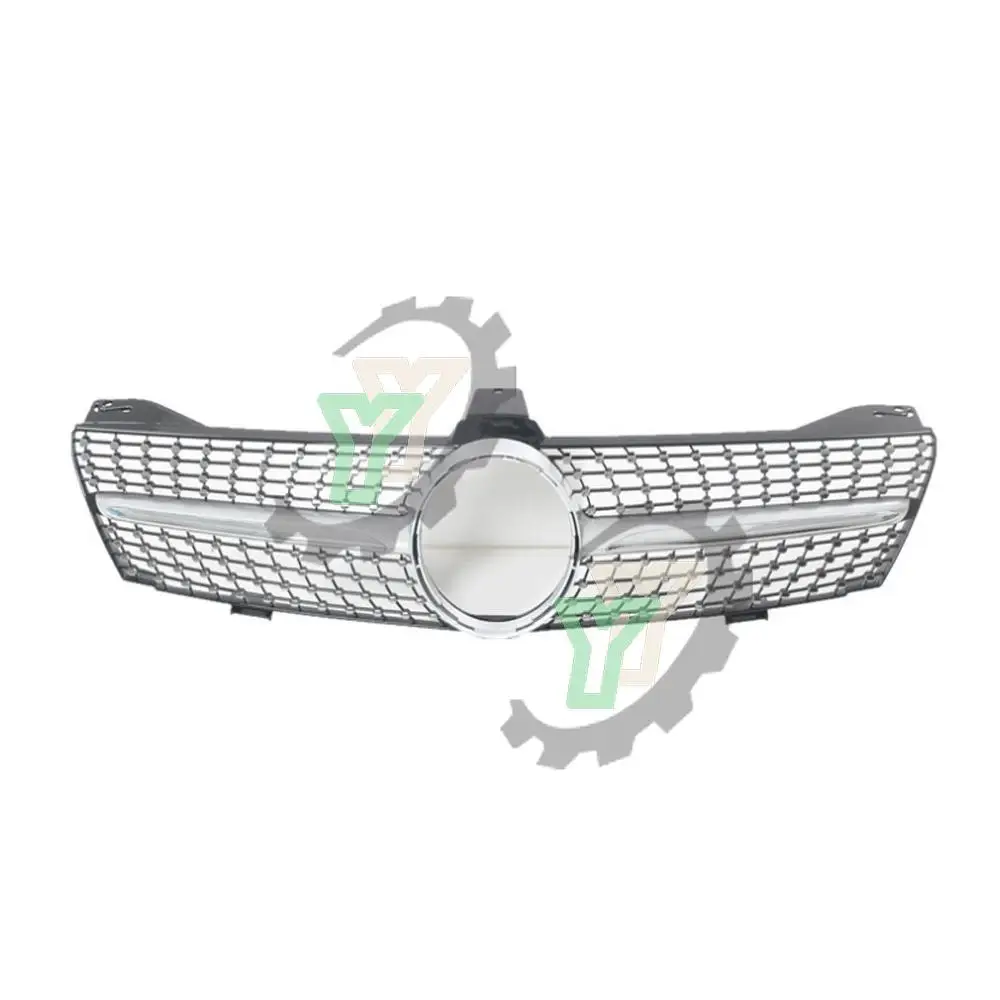 High-quality modified diamond front grille for Mercedes-Benz W219 CLS500 SLS600 2005 2006 2007 car front bumper racing grill