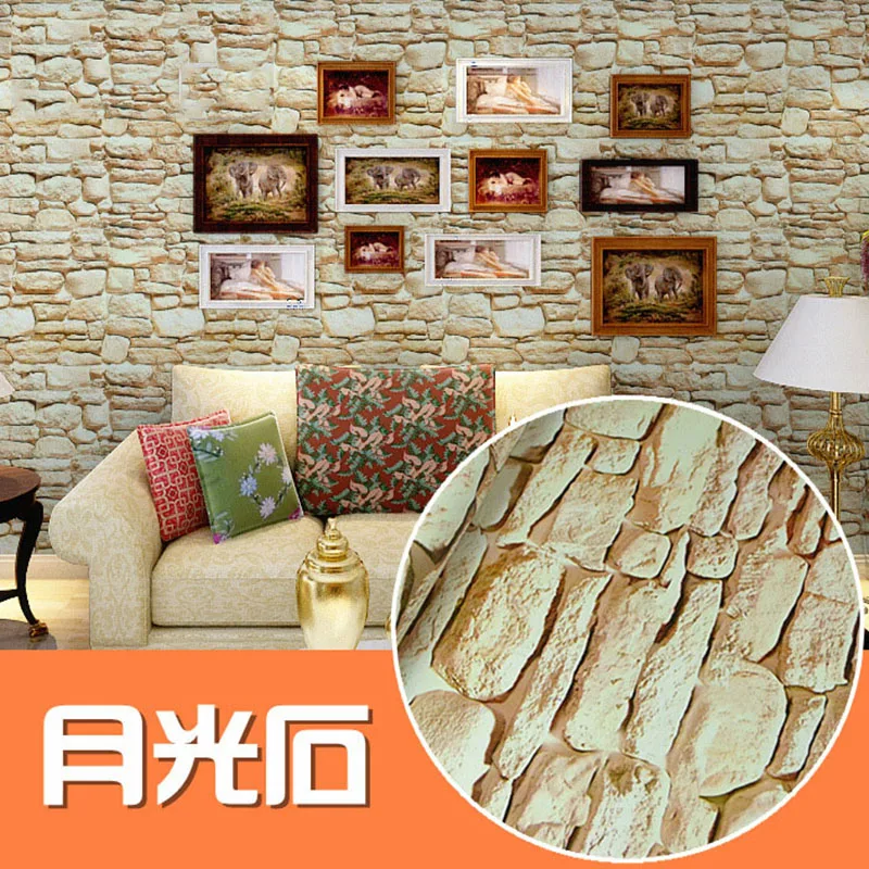 New Self Adhesive Brick Grain Wallpaper Living Room Waterproof Furniture Decoration Sticker Home Improvement Bedroom Wall Paper