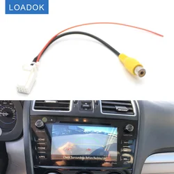 8 Pin Reversing Camera Vedio RCA Connection Convertor Cable Adapter For Subaru Forester 2012-2015 PR43 Original Monitor