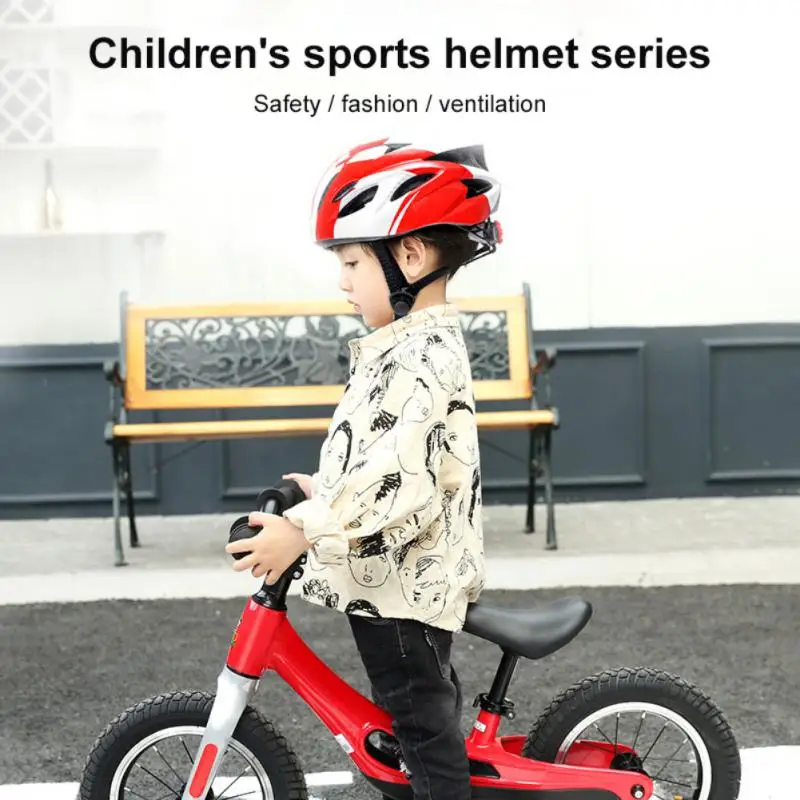 Children\'s Cycling Helmet Roller Skating Helmet Skateboard Sports Hat Men Women 4 Seasons Universal Breathable Bicycle Capacetes