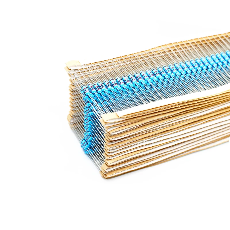 20PCS/LOT 2W 1R-1M 1% 2W Metal Film Resistor 22R 47R 100R 220R 470R 1K 8.2K 68K 33R 36R 39R 43K 470K 82R 10K 22K 100K 220K ohm