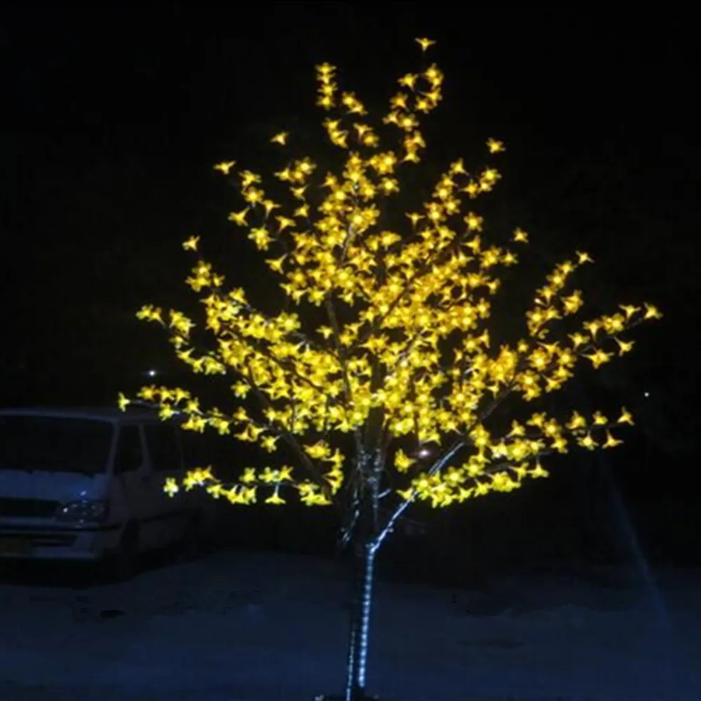 LED cherry Blossom tree lamp 1.5/1.8/2.0/2.5 meters high simulation natural trunk wedding decoration lighting garden decoration