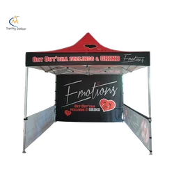 3*3M Customized Gazebo Logo Printing Folding Tent With Bags Aluminum Party Tents Beach Tent Roof Canopy For Business Promotion