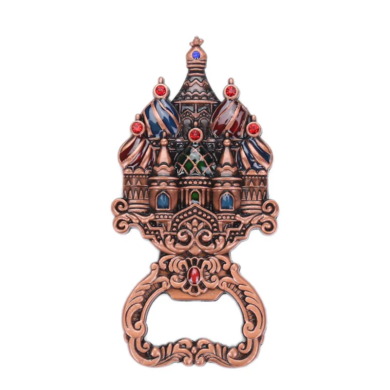 China Xinjiang Ethnic Style Fridge Magnet Souvenir Creative Retro Unique Multifunction KTV Bar Bottle Beer Opener Fridge Sticker