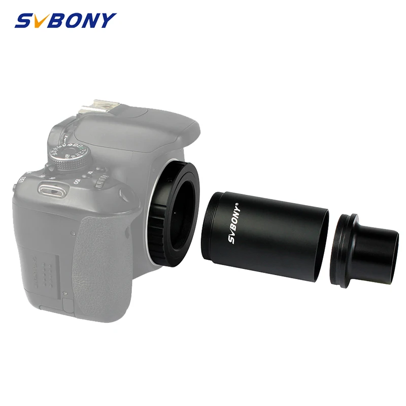 SVBONY 1.25'' CA1 Extension Tube M42 Thread T-Mount Adapter +T2 Ring Adapter