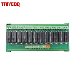 8 Channels 12 Channels 1NO+ 1NC DIN Rail Mount Interface Relay Module PLC DC 12V 24V PNP/NPN Compatible